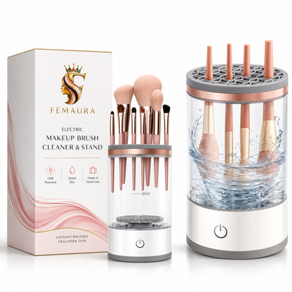 Powered Makeup Brush Cleaner