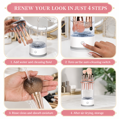 Powered Makeup Brush Cleaner