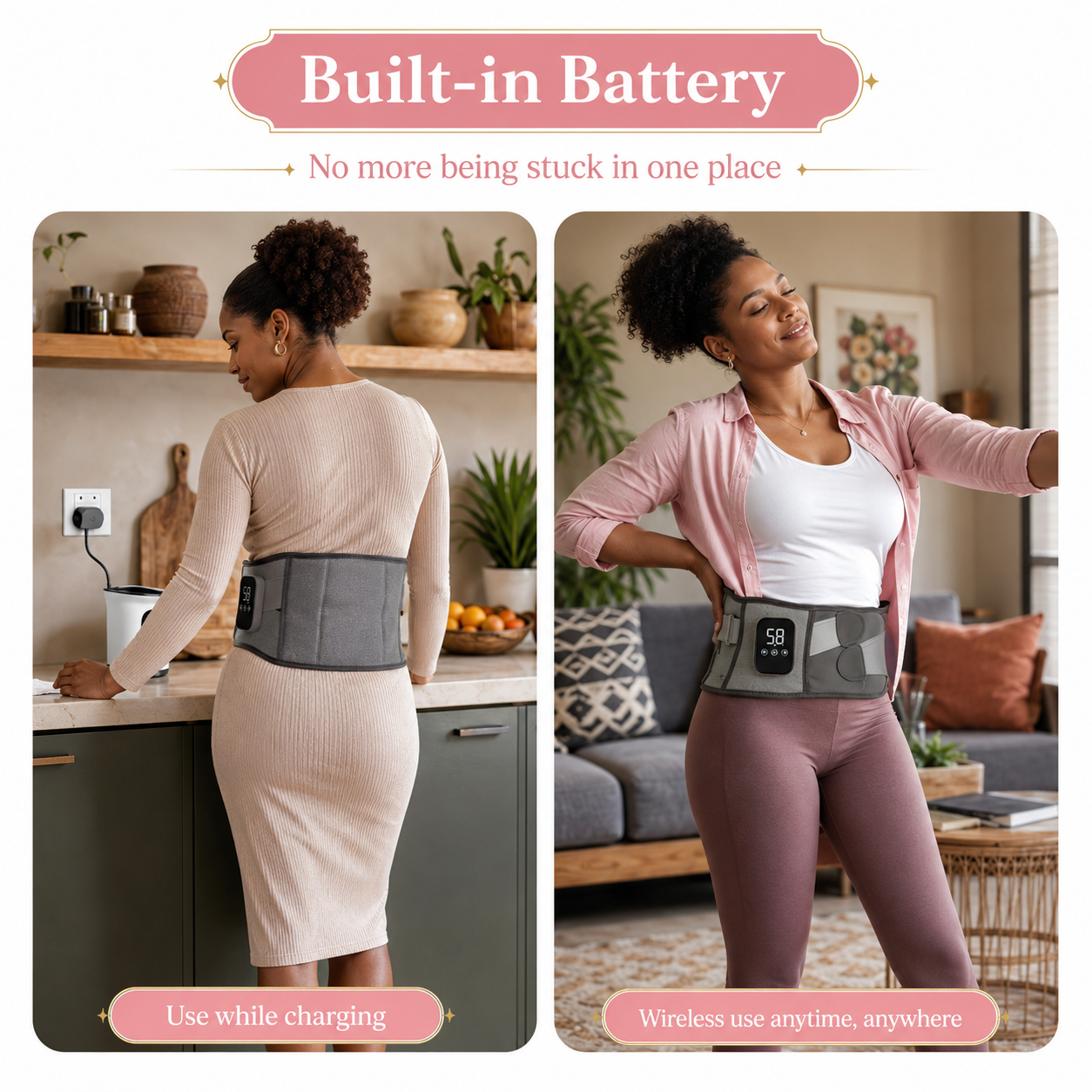 Pain Relief Heated Belt